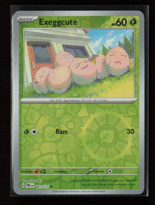 Exeggcute Common SV: Prismatic Evolutions 001/131 NM - Kang's Collectibles