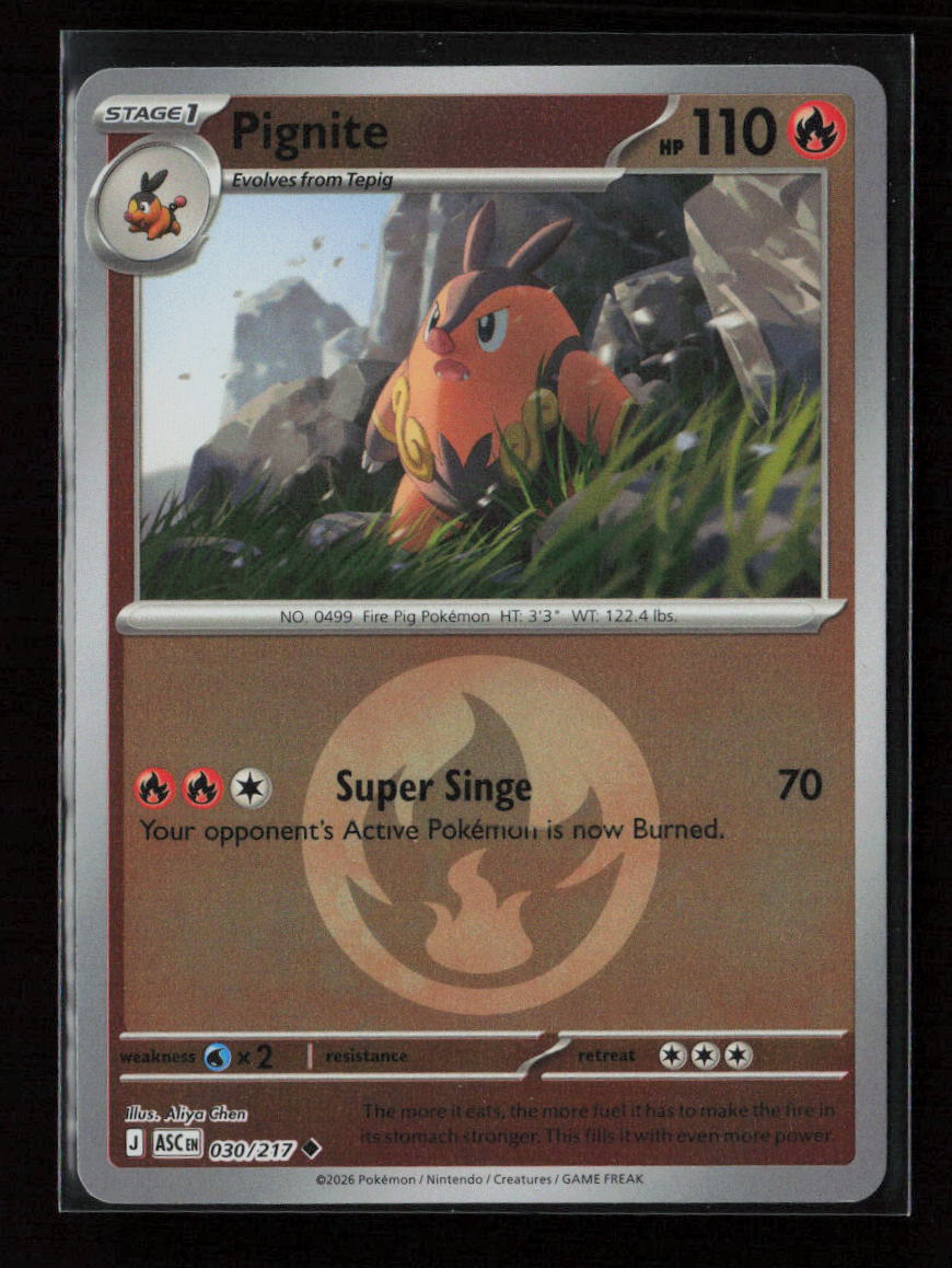 Pignite Uncommon ME: Ascended Heroes 030/217 NM