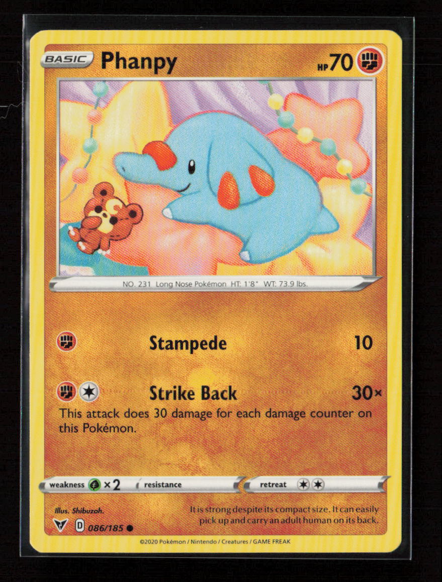 Phanpy Common SWSH04: Vivid Voltage 086/185 LP