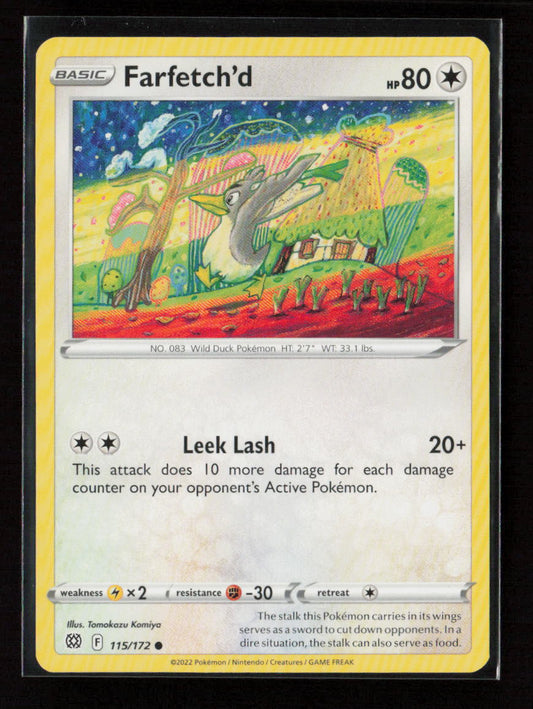 Farfetch'd Common SWSH09: Brilliant Stars 115/172 NM