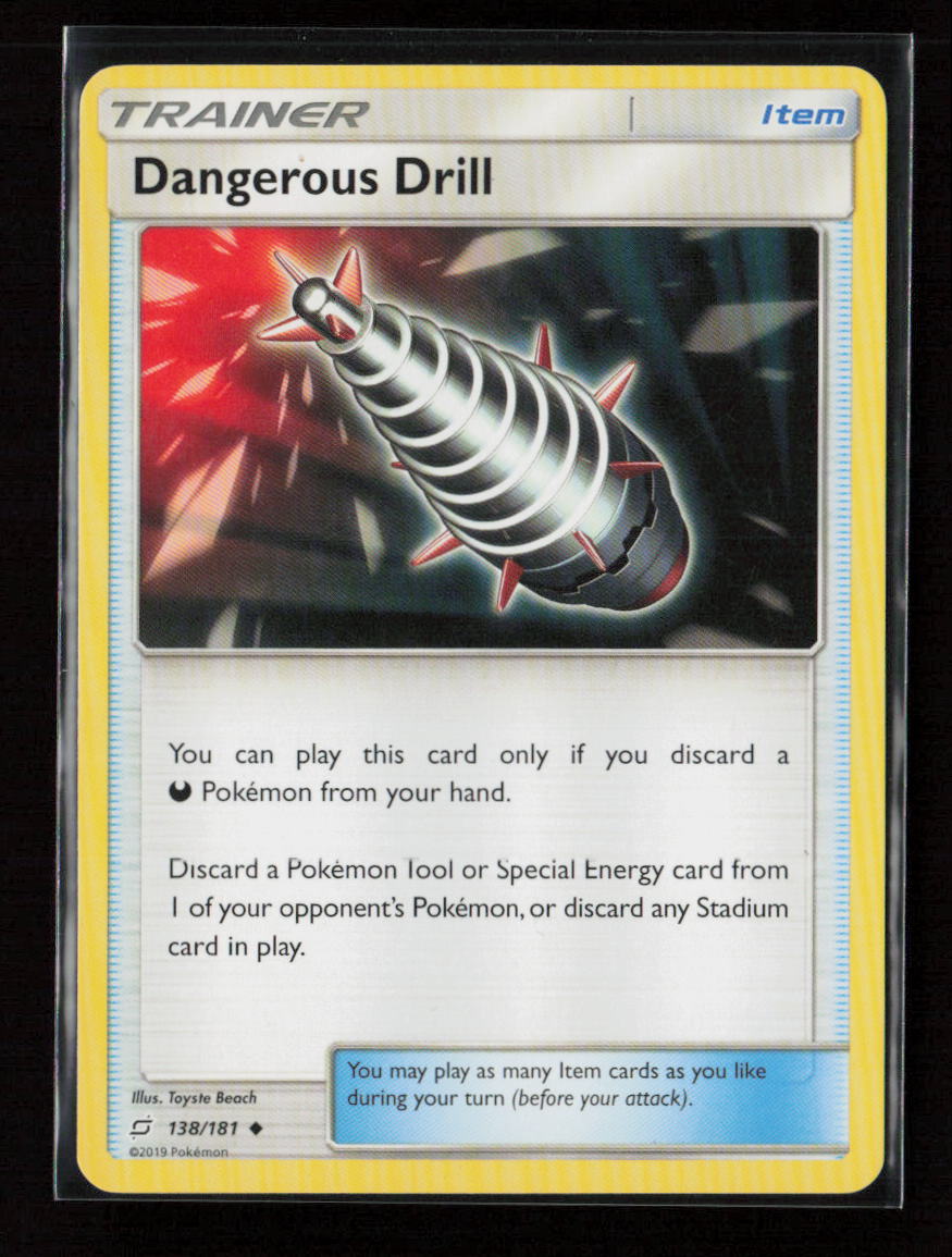 Dangerous Drill Uncommon SM - Team Up 138/181 LP