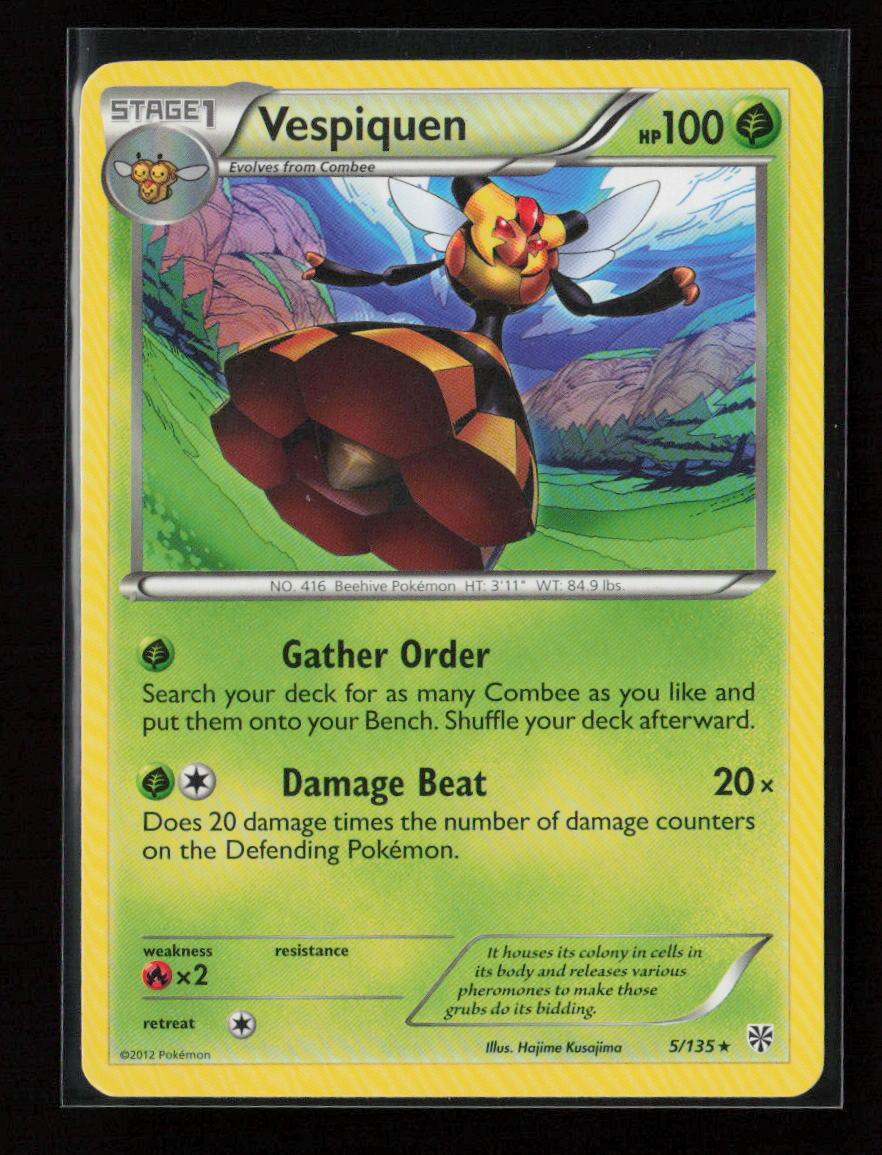Vespiquen Rare Plasma Storm 5/135 LP - Kang's Collectibles