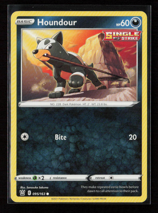Houndour Common SWSH05: Battle Styles 095/163 LP
