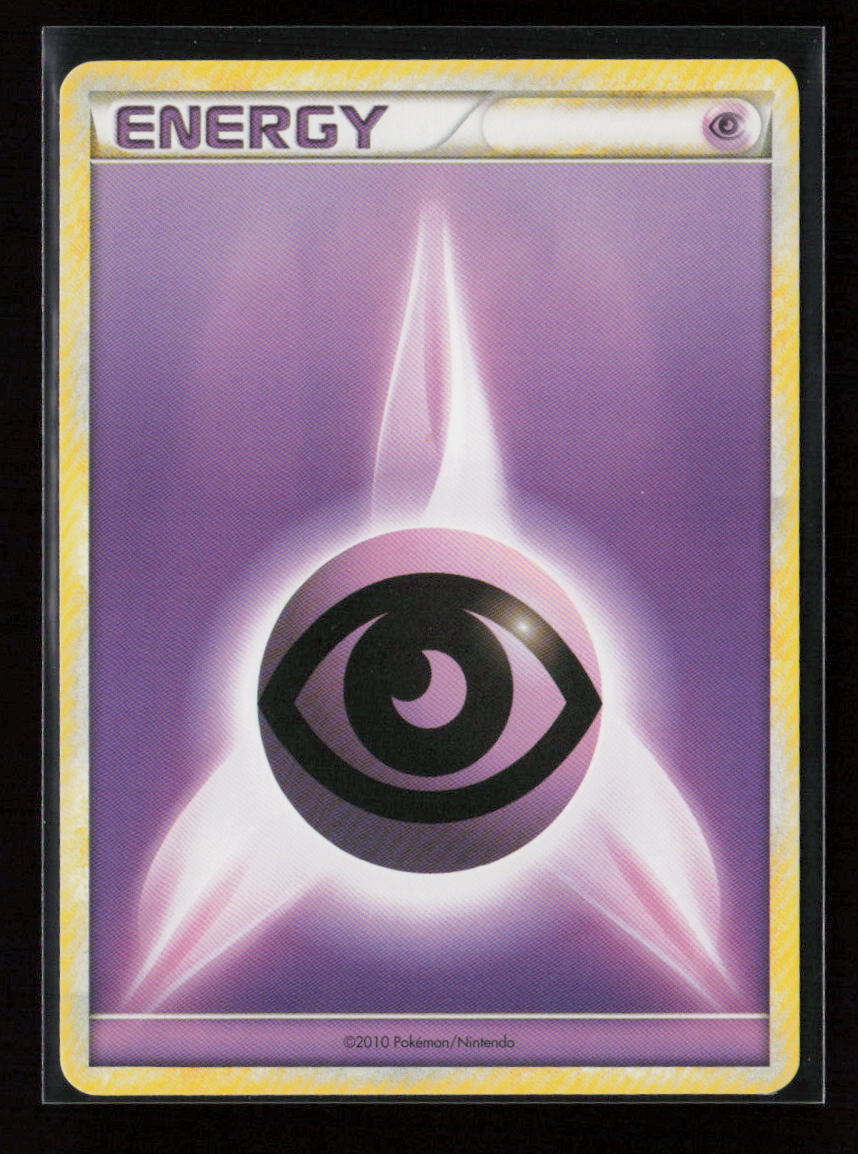 Psychic Energy (2010 Unnumbered HGSS Style Non-Holo) Promo League & Championship Cards NM