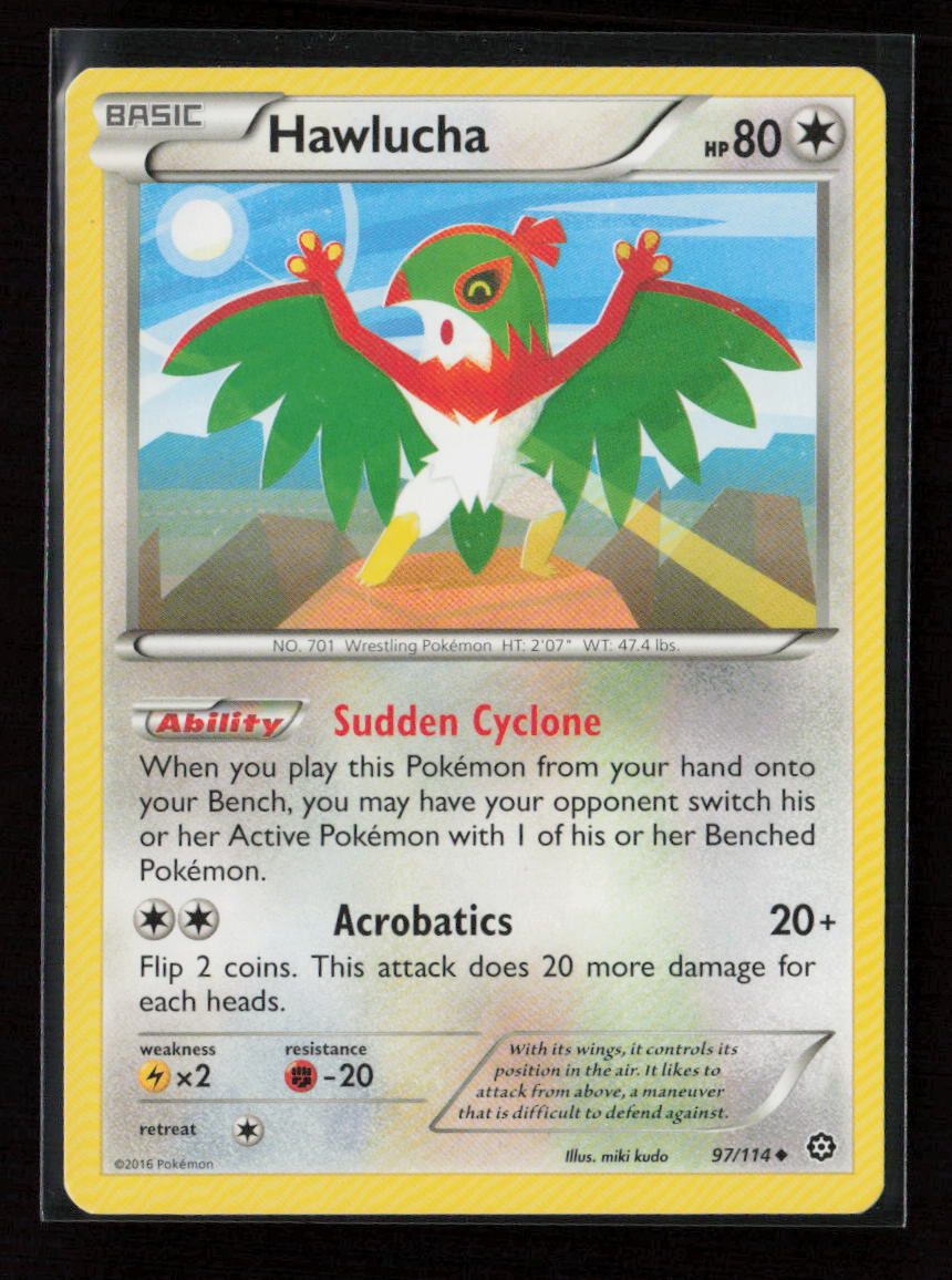 Hawlucha Uncommon XY - Steam Siege 97/114 LP
