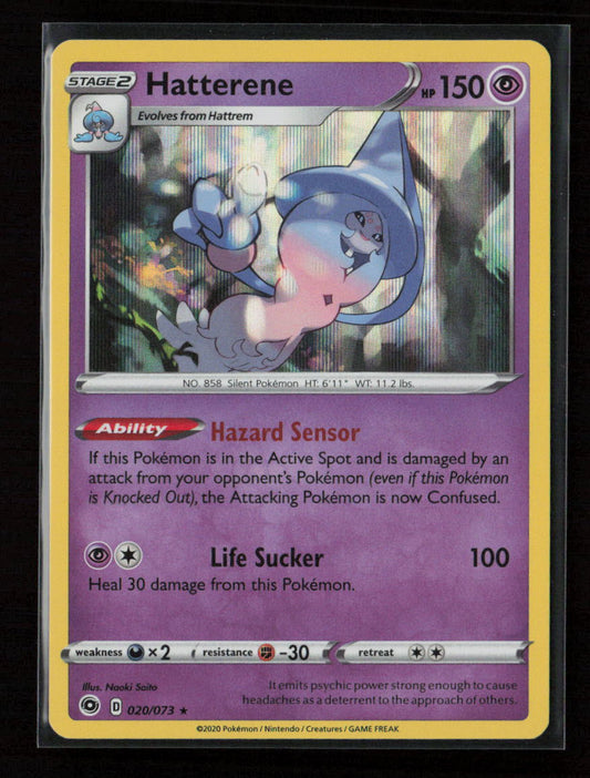 Hatterene Holo Rare Champion's Path 20/73 NM
