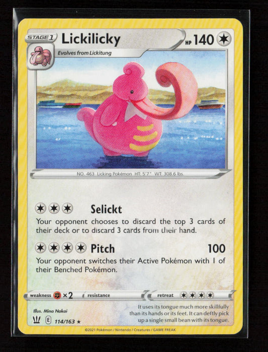 Lickilicky Rare SWSH05: Battle Styles 114/163 LP
