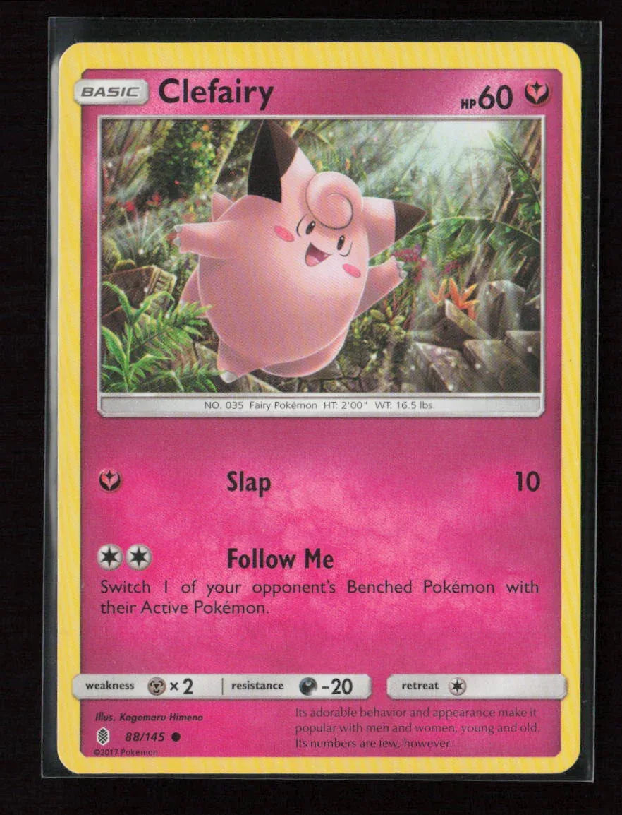 Clefairy Common SM - Guardians Rising 88/145 LP - Kang's Collectibles