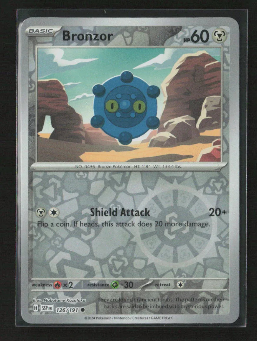 Bronzor Common SV08: Surging Sparks 126/191 NM - Kang's Collectibles
