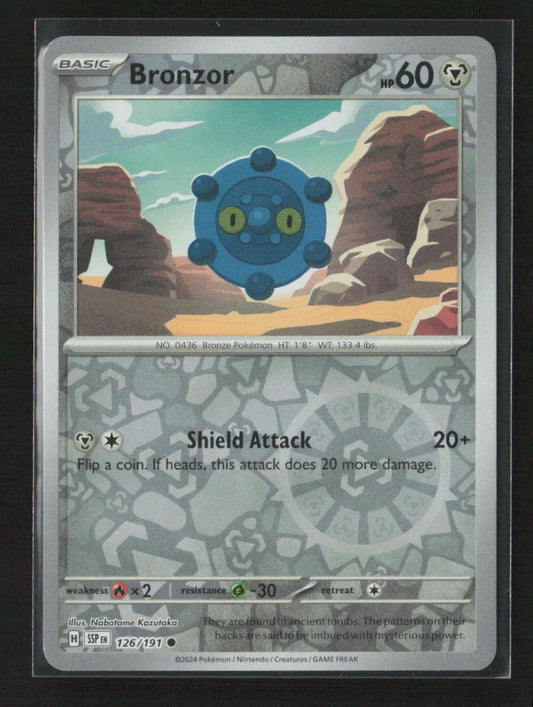 Bronzor Common SV08: Surging Sparks 126/191 NM - Kang's Collectibles