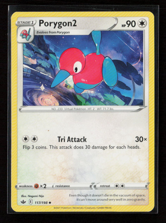Porygon2 Uncommon SWSH06: Chilling Reign 117/198 LP