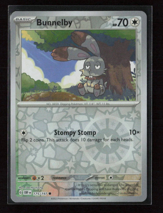Bunnelby Common SV03: Obsidian Flames 175/197 NM