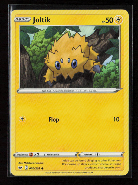 Joltik Common SWSH01: Sword & Shield Base Set 070/202 LP