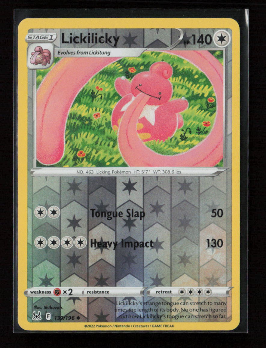 Lickilicky Uncommon SWSH11: Lost Origin 139/196 NM