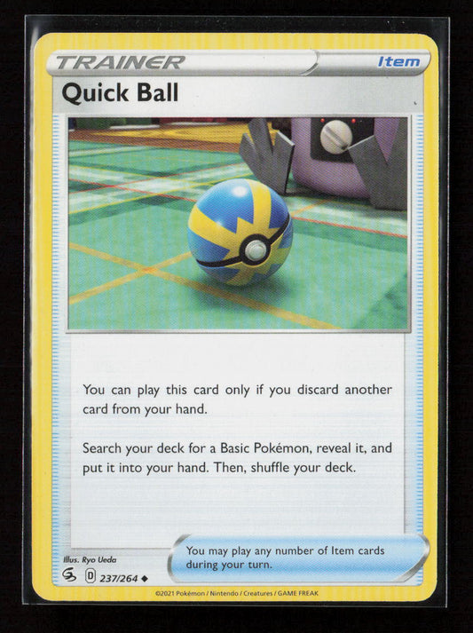 Quick Ball Uncommon SWSH08: Fusion Strike 237/264 LP