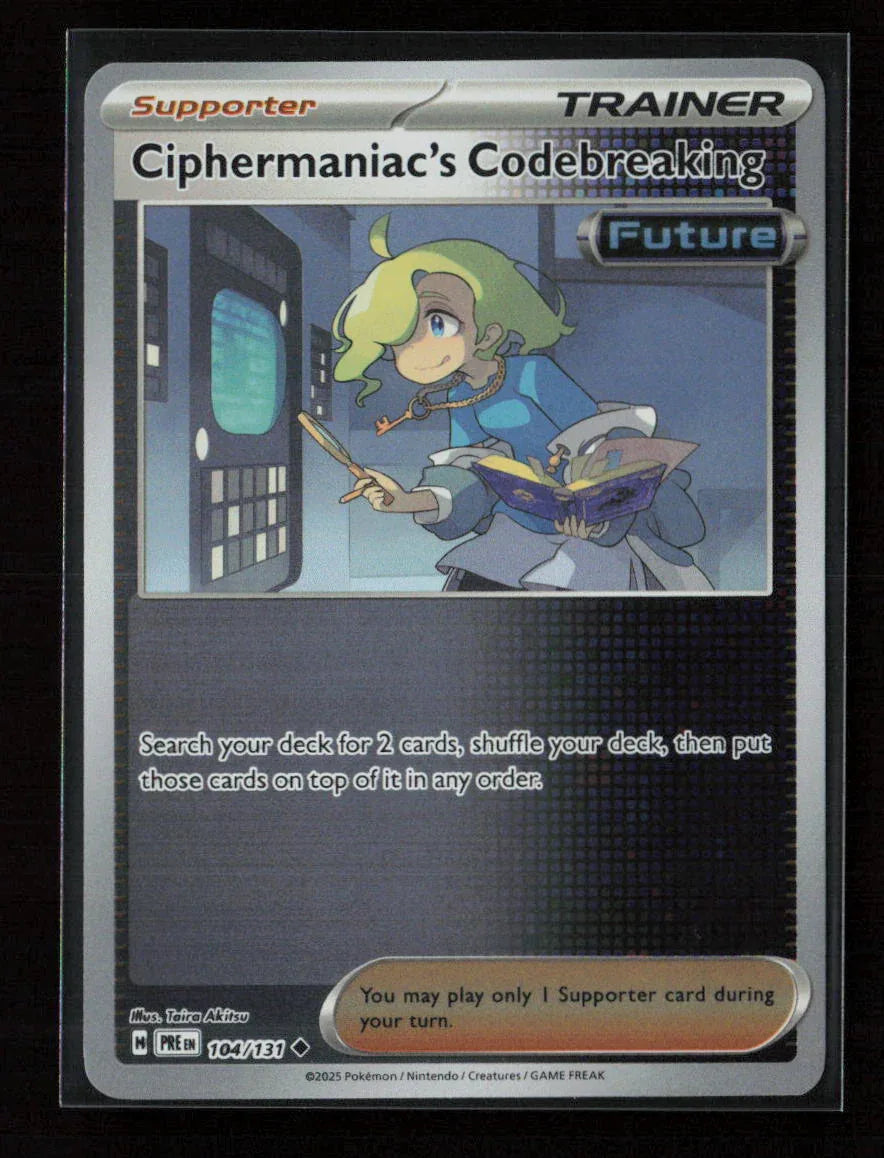 Ciphermaniac's Codebreaking Uncommon SV: Prismatic Evolutions 104/131 NM - Kang's Collectibles