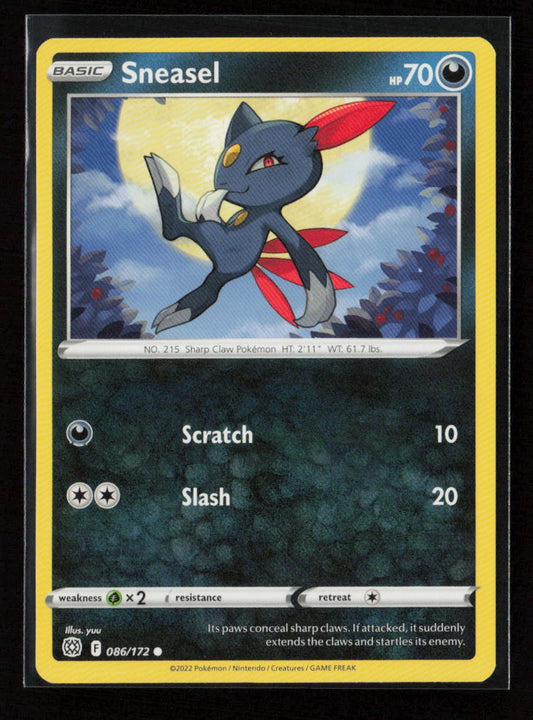 Sneasel Common SWSH09: Brilliant Stars 086/172 LP