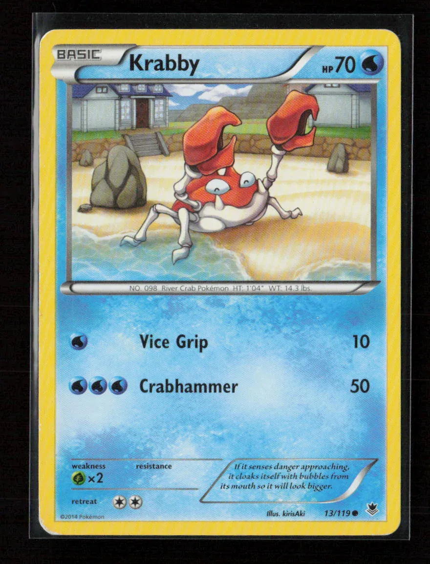 Krabby Common XY - Phantom Forces 13/119 LP - Kang's Collectibles
