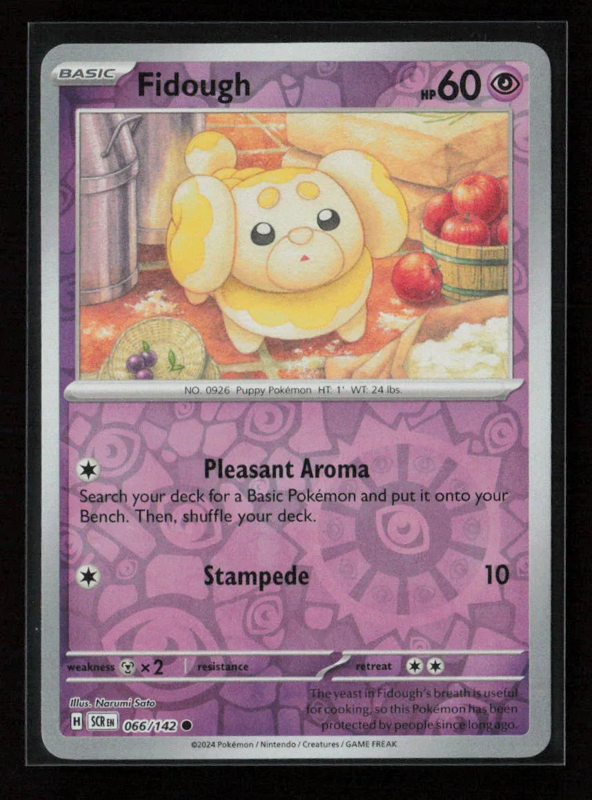 Fidough Common SV07: Stellar Crown 066/142 NM - Kang's Collectibles