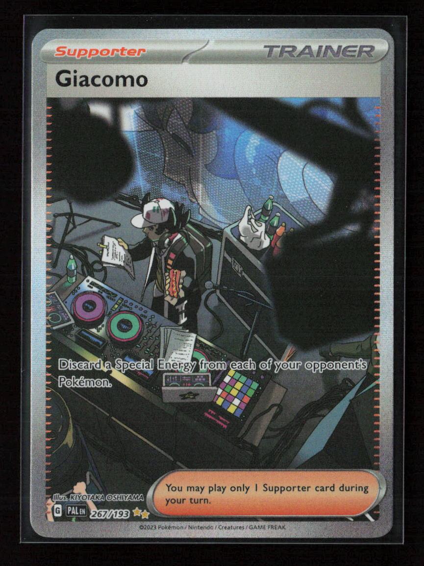 Giacomo Special Illustration Rare SV02: Paldea Evolved 267/193 NM - Kang's Collectibles