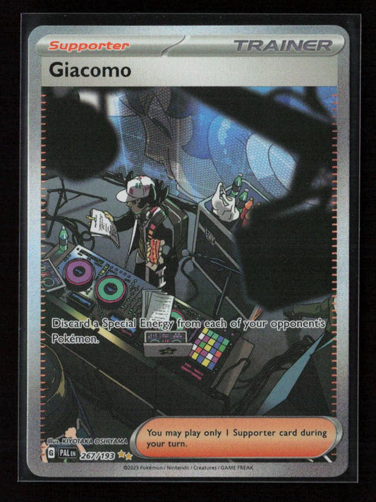Giacomo Special Illustration Rare SV02: Paldea Evolved 267/193 NM - Kang's Collectibles