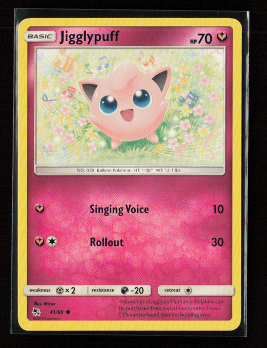 Jigglypuff Common Hidden Fates 41/68 LP