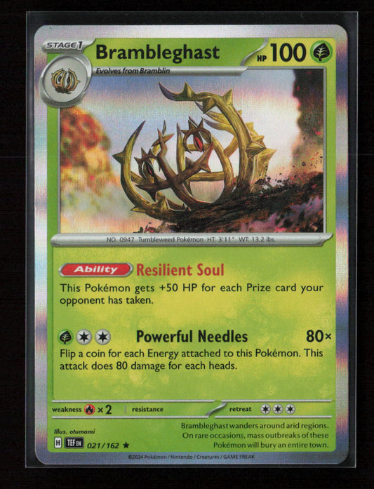 Brambleghast Rare SV05: Temporal Forces 021/162 NM