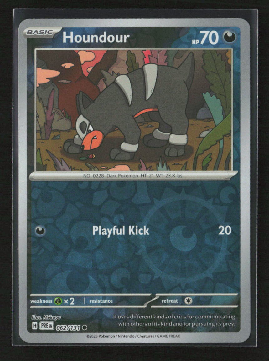 Houndour Common SV: Prismatic Evolutions 062/131 NM