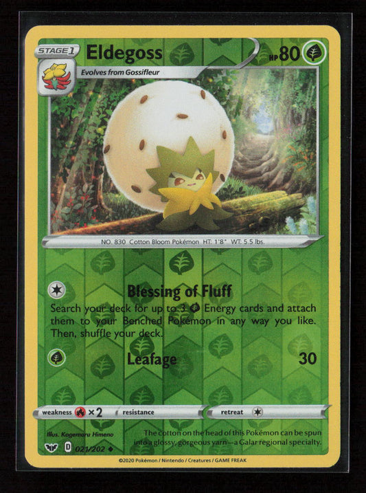 Eldegoss Uncommon SWSH01: Sword & Shield Base Set 021/202 NM