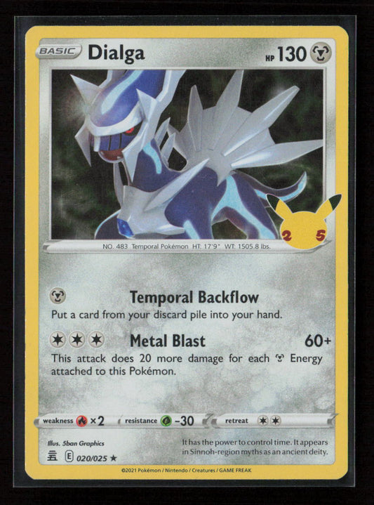 Dialga Holo Rare Celebrations 020/025 LP