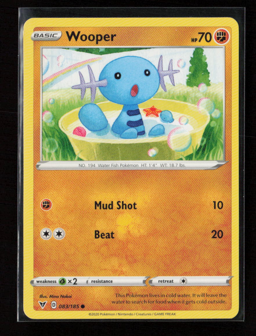 Wooper Common SWSH04: Vivid Voltage 083/185 NM