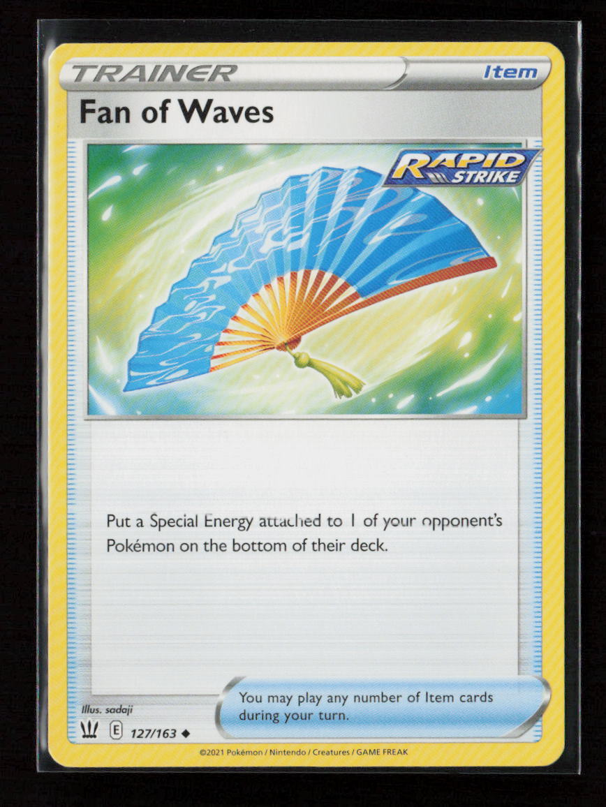 Fan of Waves Uncommon SWSH05: Battle Styles 127/163 LP
