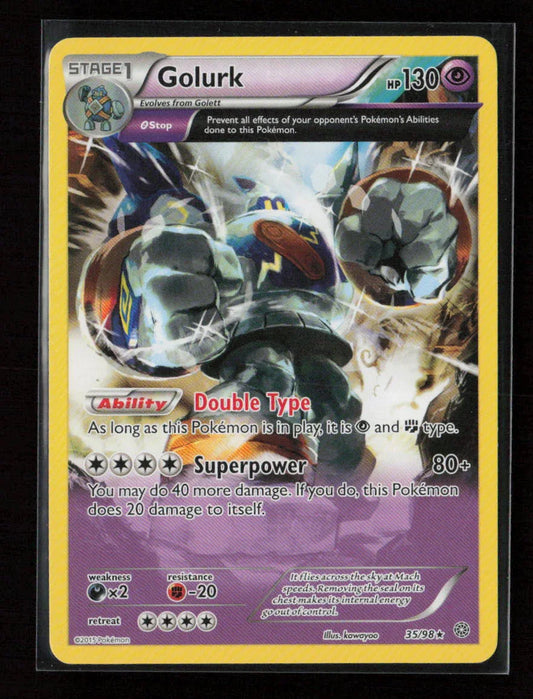 Golurk (35) Rare XY - Ancient Origins 35/98 LP - Kang's Collectibles