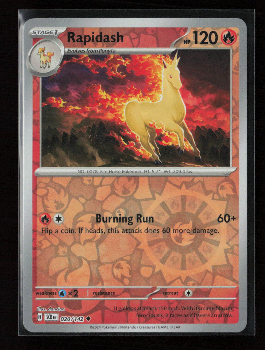 Rapidash Uncommon SV07: Stellar Crown 020/142 NM