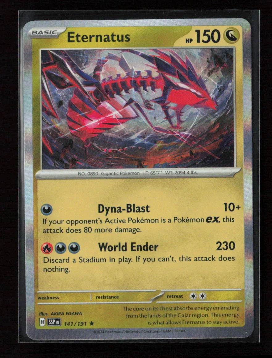 Eternatus Rare SV08: Surging Sparks 141/191 NM - Kang's Collectibles