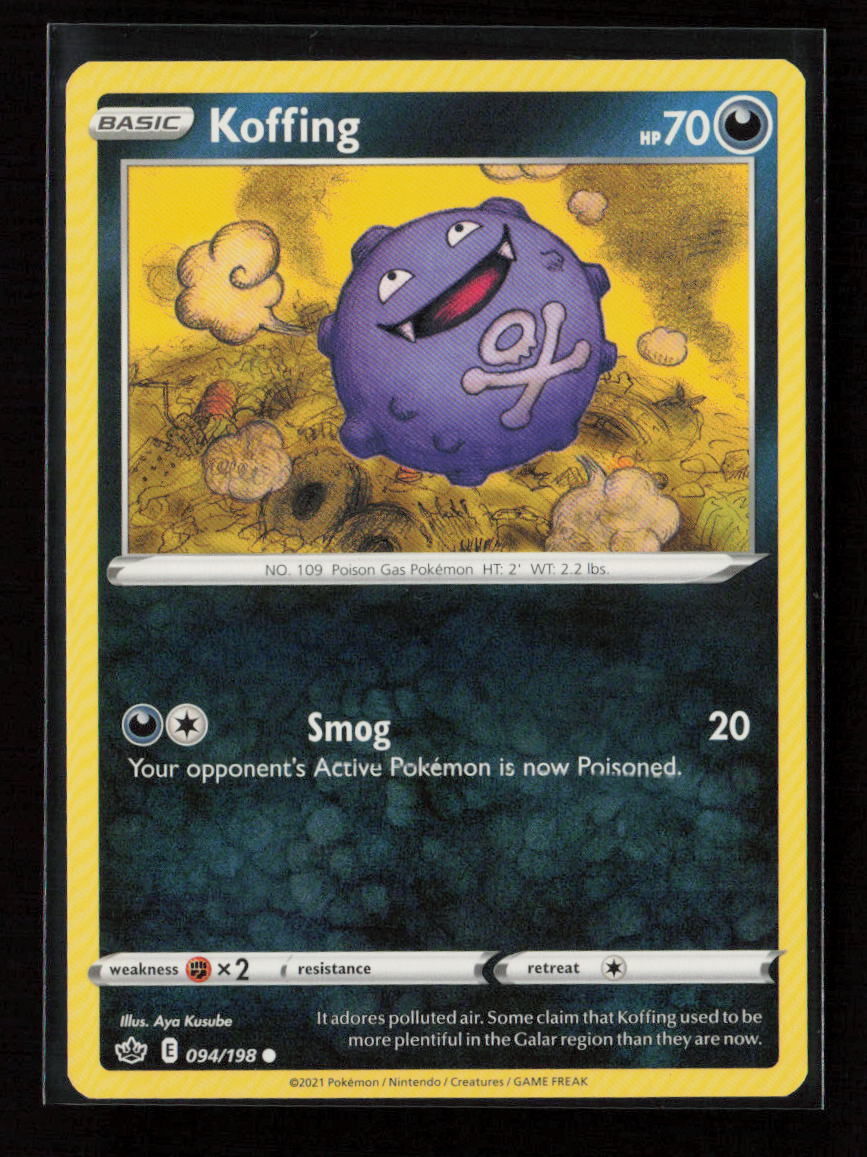 Koffing Common SWSH06: Chilling Reign 094/198 LP