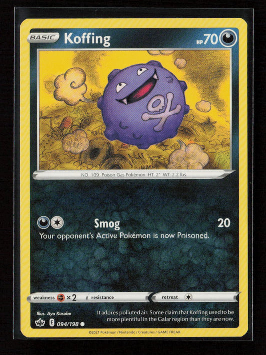 Koffing Common SWSH06: Chilling Reign 094/198 LP