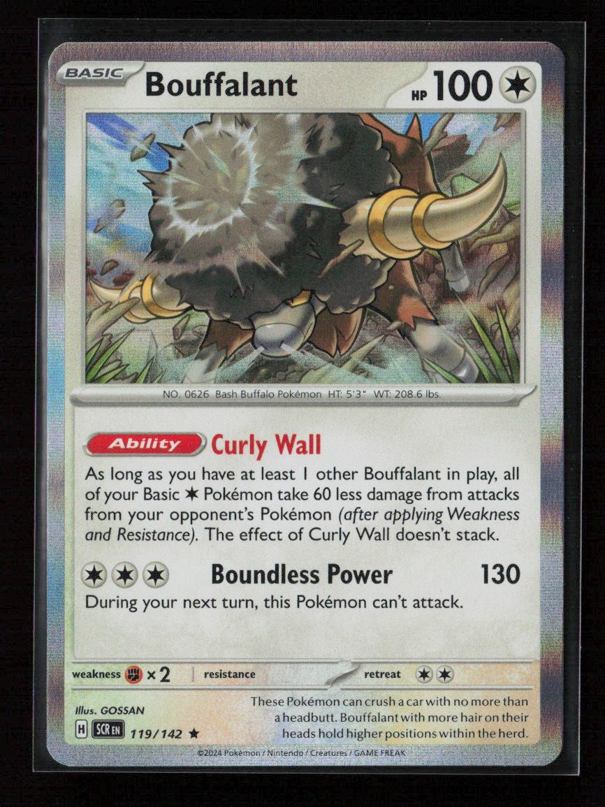 Bouffalant Rare Deck Exclusives 119/142 NM - Kang's Collectibles
