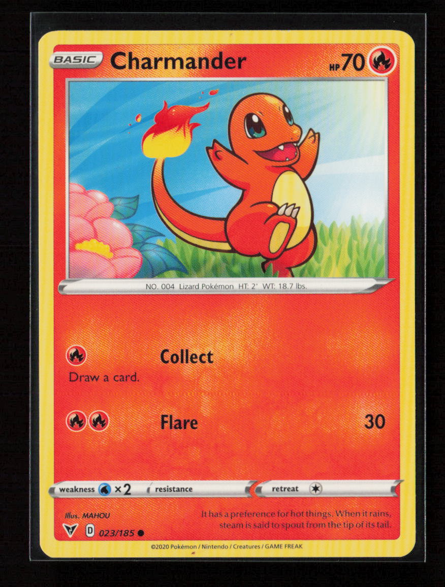 Charmander Common SWSH04: Vivid Voltage 023/185 LP