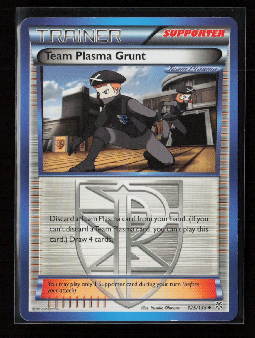 Team Plasma Grunt (Team Plasma) Uncommon Plasma Storm 125/135 MP