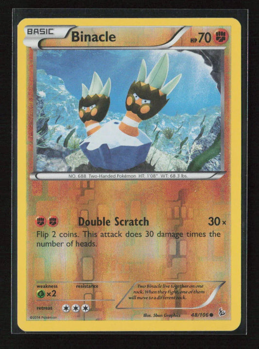 Binacle Common XY - Flashfire 48/106 LP - Kang's Collectibles