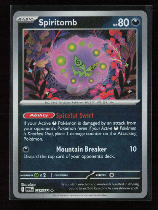 Spiritomb - Uncommon ME01: Mega Evolution 087/132 NM - Kang's Collectibles
