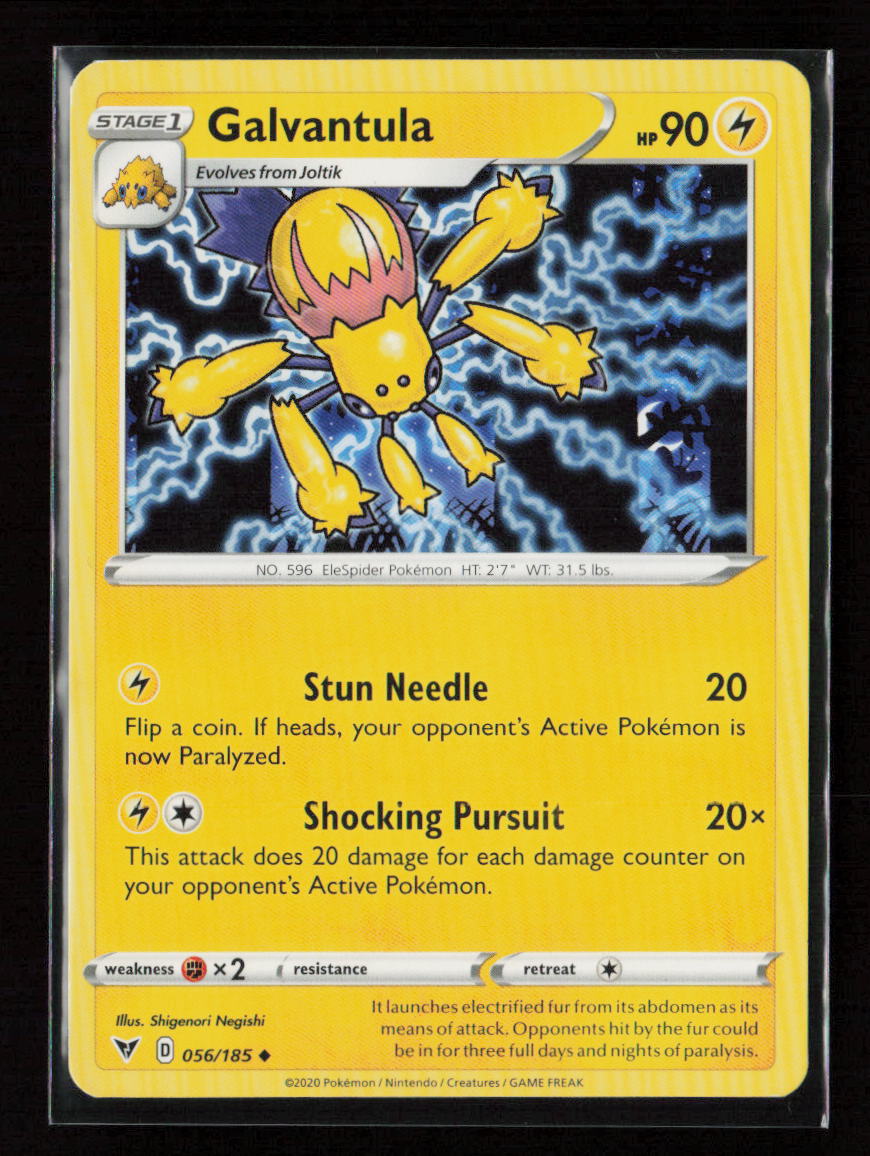 Galvantula Uncommon SWSH04: Vivid Voltage 056/185 LP