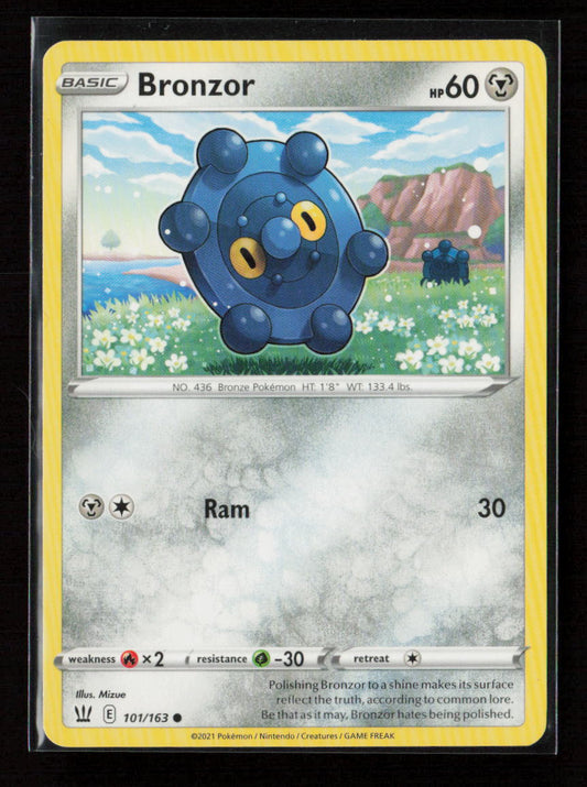 Bronzor Common SWSH05: Battle Styles 101/163 LP