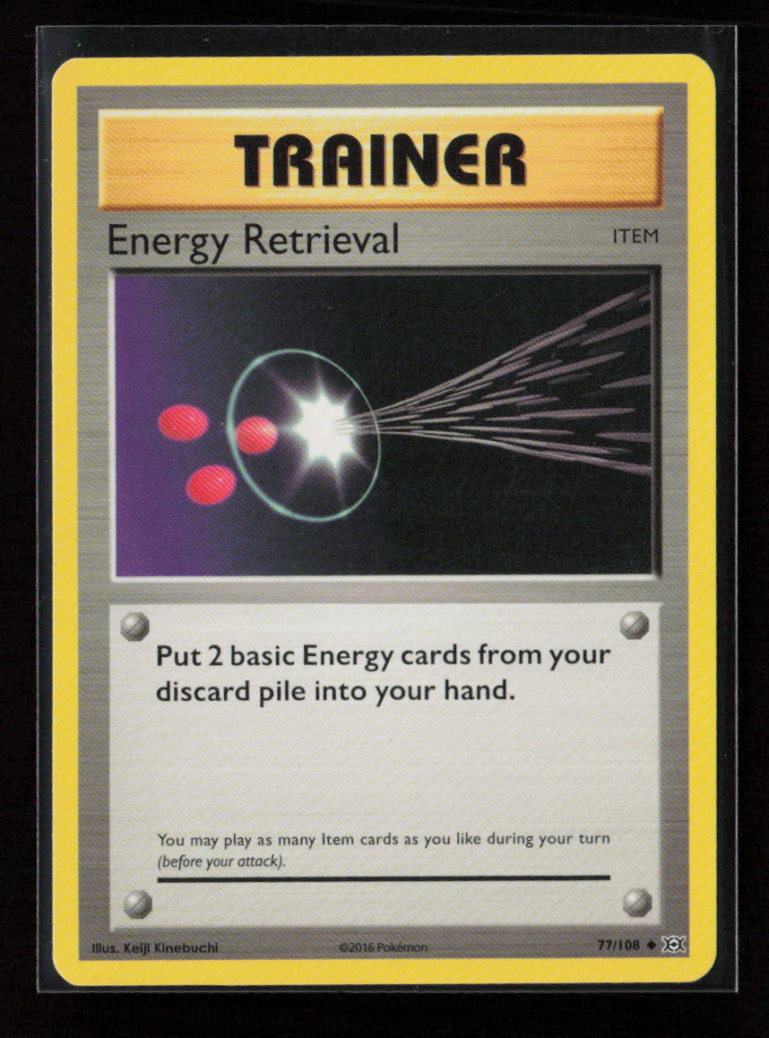 Energy Retrieval Uncommon XY - Evolutions 77/108 LP