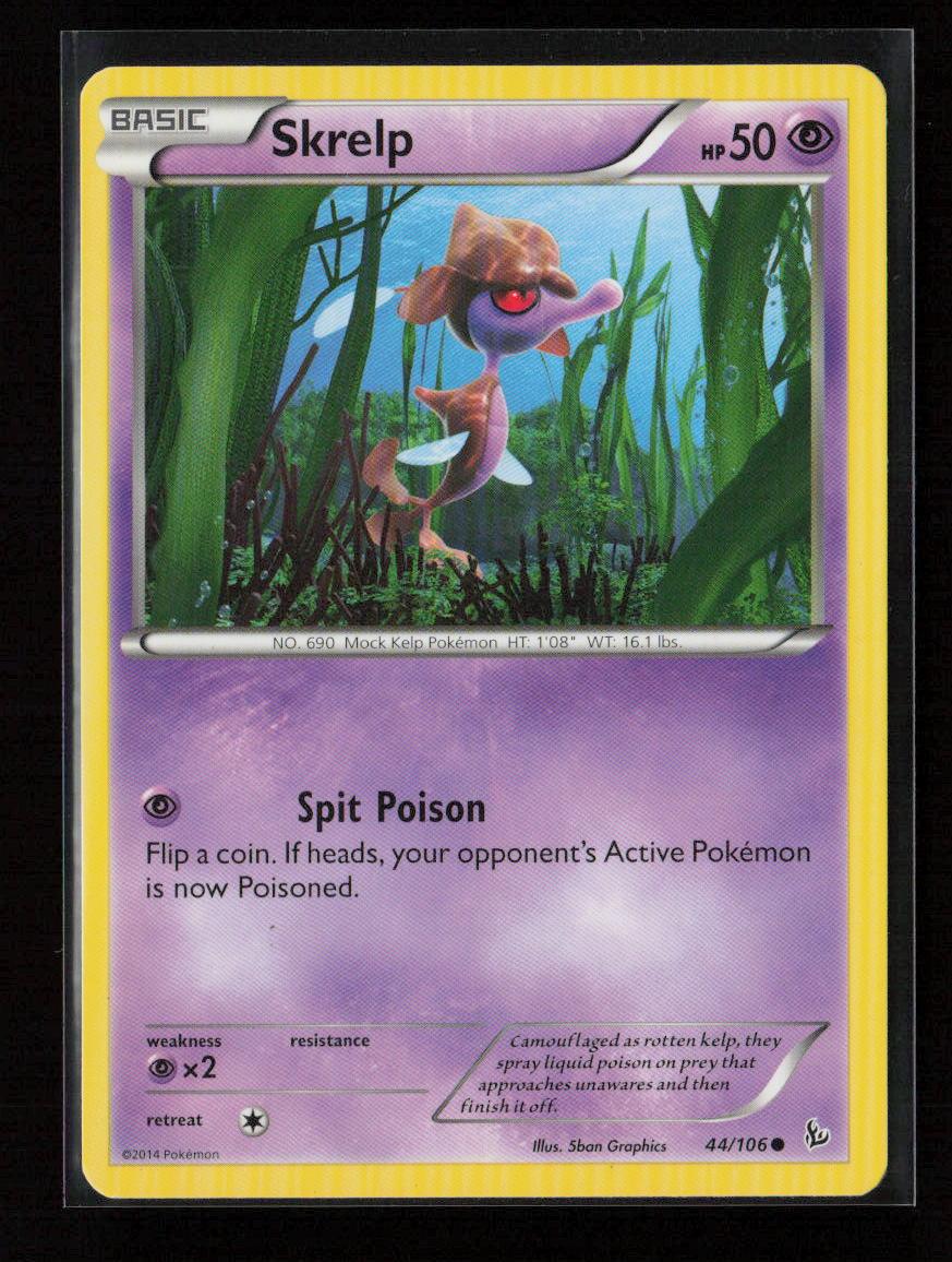 Skrelp Common XY - Flashfire 44/106 NM - Kang's Collectibles
