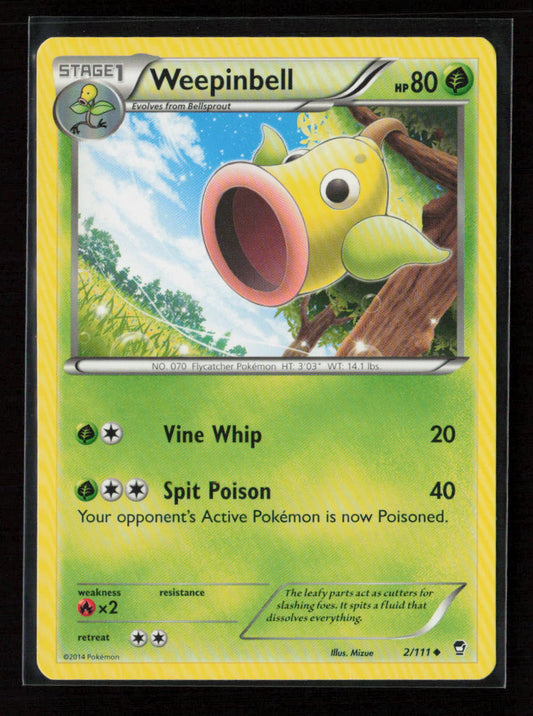 Weepinbell Uncommon XY - Furious Fists 2/111 LP