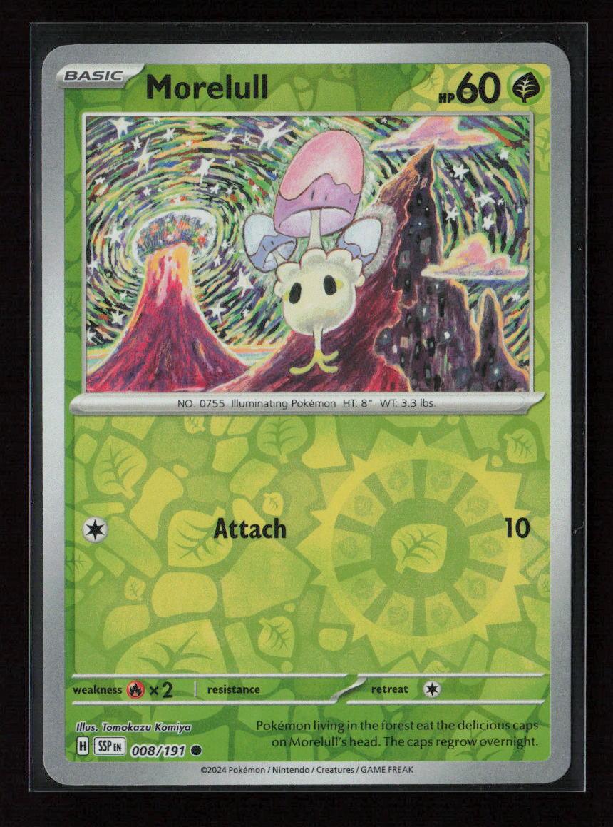 Morelull Common SV08: Surging Sparks 008/191 NM - Kang's Collectibles