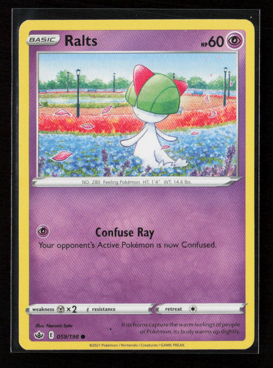 Ralts Common SWSH06: Chilling Reign 059/198 LP
