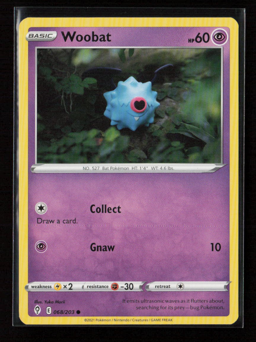 Woobat Common SWSH07: Evolving Skies 068/203 LP